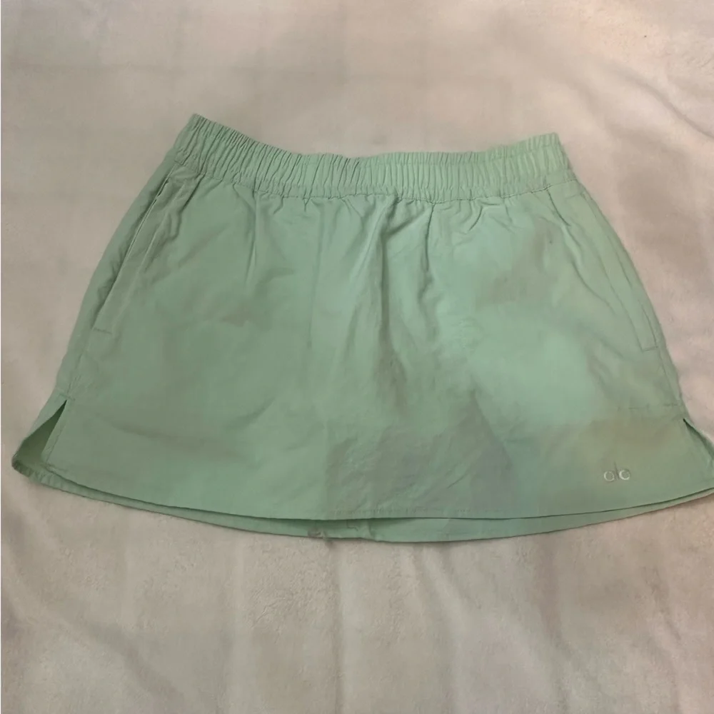 ALO Yoga Mint Green Mini Skirt - Picture 5 of 12